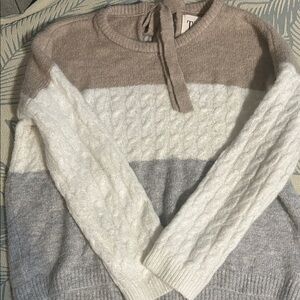 Twine and string Color Block Sweater